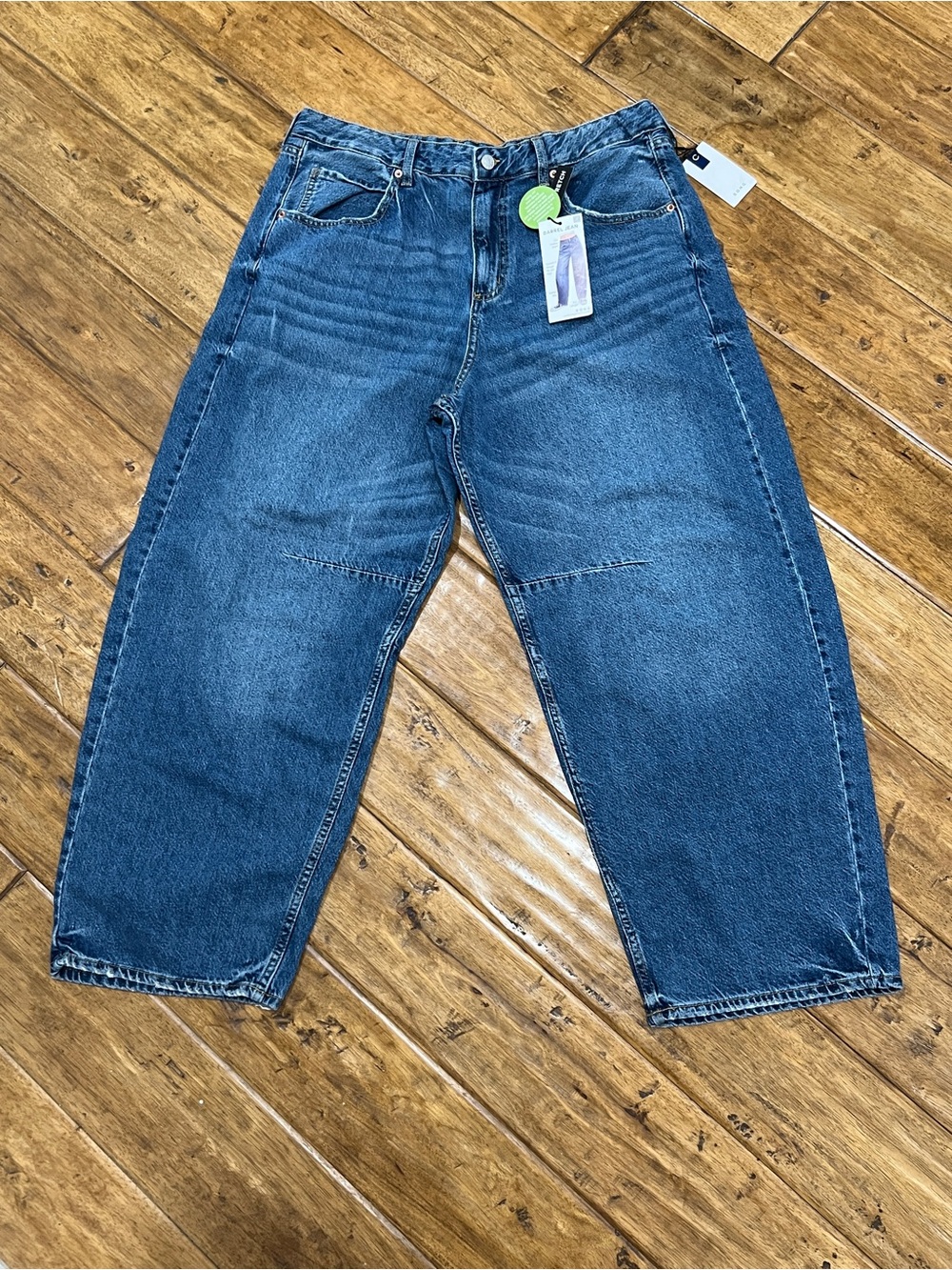 Women's Barrel Leg Jeans Baggy Comfy Wide Leg Vintage-Inspired Denim Pants